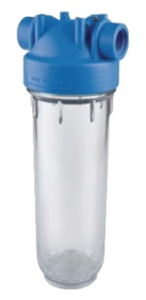 Picture of E100 1" Nptf Ports Clear Bowl Keller Products Economical Washable Water Filters